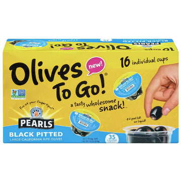 Save on Pearls Olives To Go! California Ripe Sliced - 4 ct Order Online  Delivery