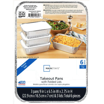 Mainstays Non-Stick 13 x 9 x 2 Covered Cake Pan