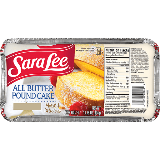 Sara Lee All Butter Pound Cake,  oz.