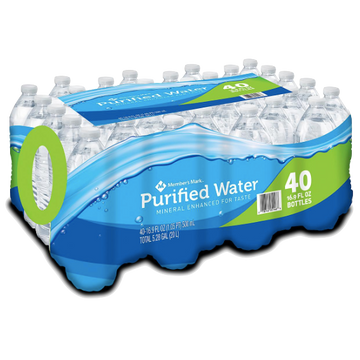 Sam's Choice 20 oz., Purified Water, 28 Ct