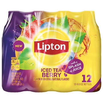 Lipton Diet Mixed Berry Iced Tea, 12 Count - Water Butlers