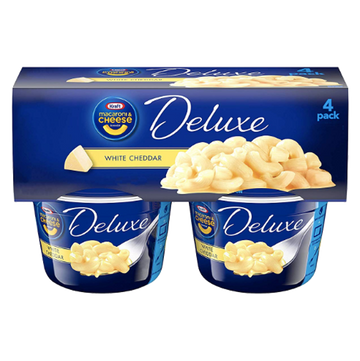  Kraft Deluxe Original Cheddar Macaroni & Cheese Dinner (3 ct  Pack, 14 oz Boxes) : Grocery & Gourmet Food