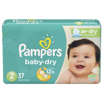 Pampers Baby Dry, Size 3 (32 Count) - Water Butlers
