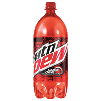 Mountain Dew Code Red Cherry Soda 2l Bottle