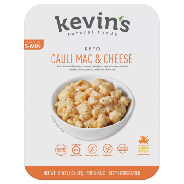 Kevin's Keto Cauliflower Mac & Cheese, 17oz | Water Butlers