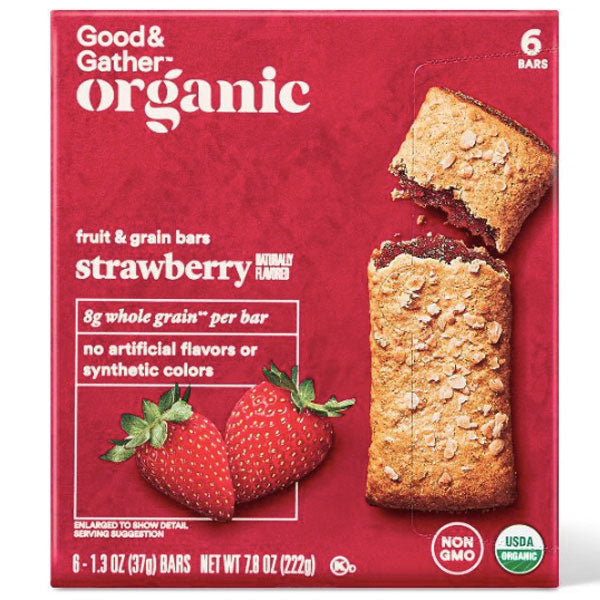 whole fruit strawberry bars