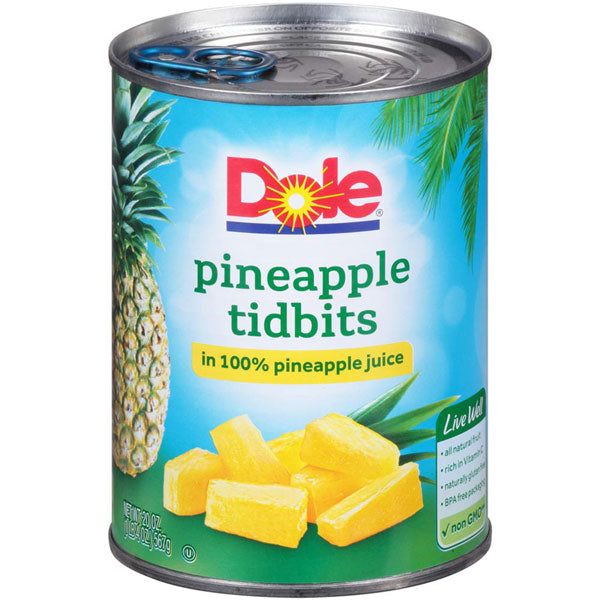 canned pineapple tidbits