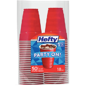Hefty® Party On! Assorted Plastic Cups, 100 ct / 16 oz - Gerbes