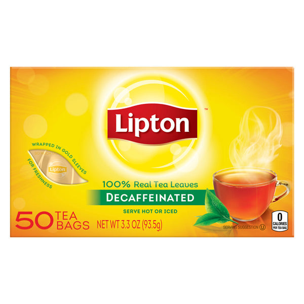 Decaffeinated Tea Tea Bags, 50 Count | Water Butlers