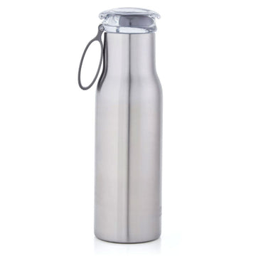 Visol Marina 16 oz. Brushed Gun Metal Double Wall Water Bottle (2-Pack)