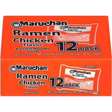 Maruchan Bowl Hot & Spicy Chicken Flavor Ramen Noodles with Vegetables -  3.32 oz bwl