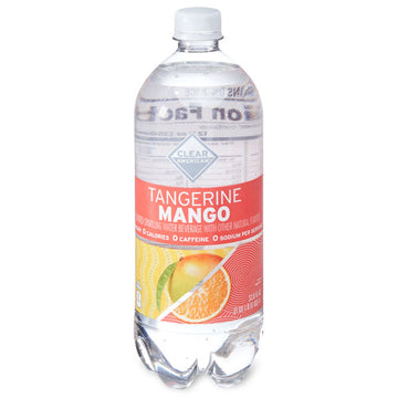 Clear American Sparkling Water, Mandarin Orange, 33.8 fl oz