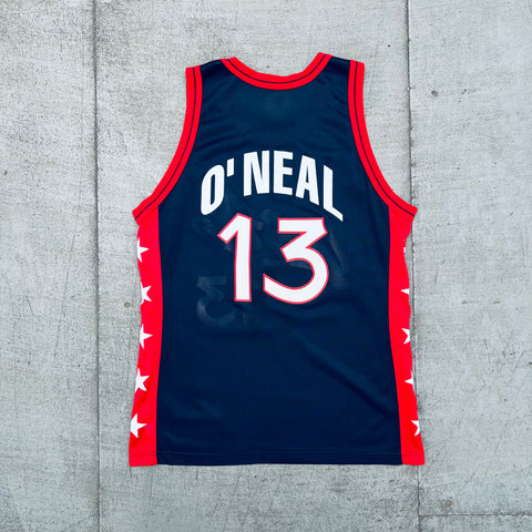 Miami Heat: Shaquille O'Neal 2000's Graphic Majestic Fan Jersey (S