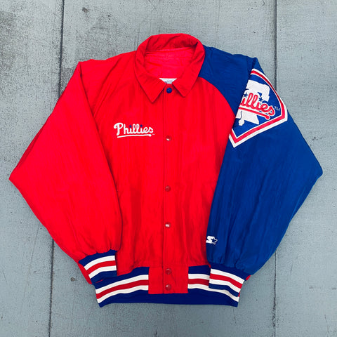 Cleveland Indians: 1990's Coach's Dugout Lightweight Starter Bomber Ja –  National Vintage League Ltd.