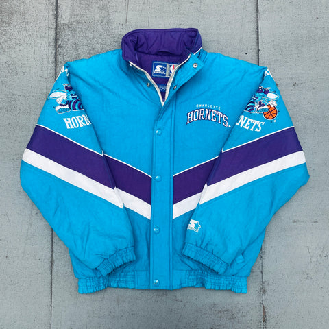 Vintage 90s Charlotte Hornets Starter Jacket -  Finland