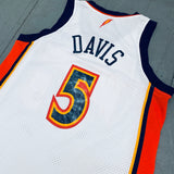 Golden State Warriors: Baron Davis 2005/06 White Reebok Stitched Jersey (L)