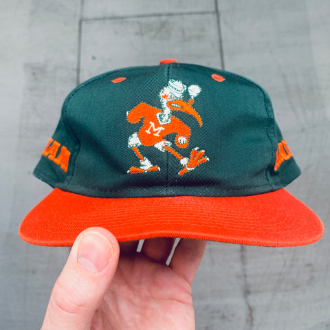 Miami Hurricanes: 1990's Sports Specialties Double Line Script Spellou –  National Vintage League Ltd.