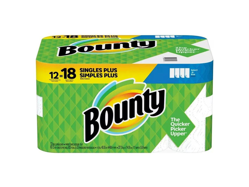 bounty paper towels 18