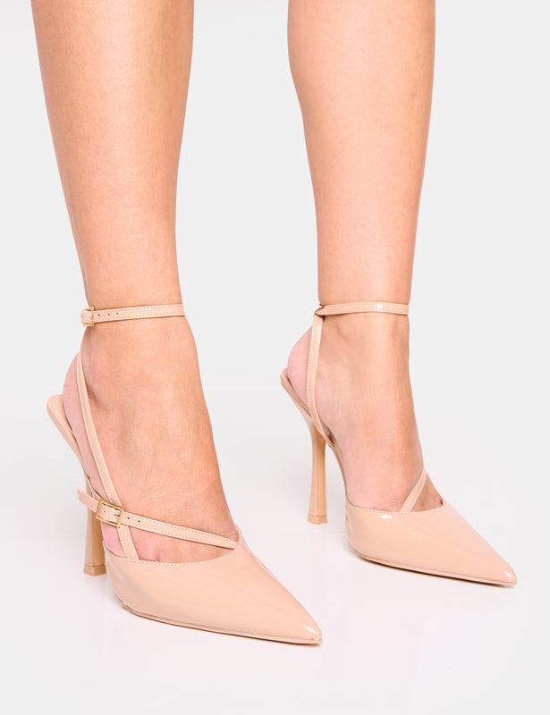 Heels | Wide Fit Dove Kitten Heeled Court Shoes | Dorothy Perkins