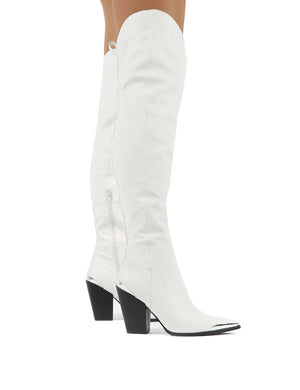 cheap white western boots