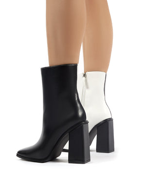 cheap block heel ankle boots