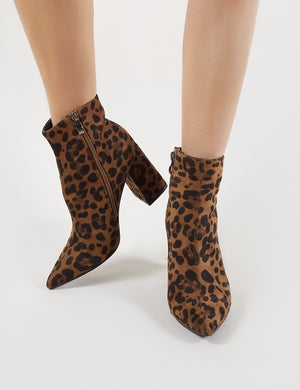 Empire Pointed Toe Ankle Boots in 