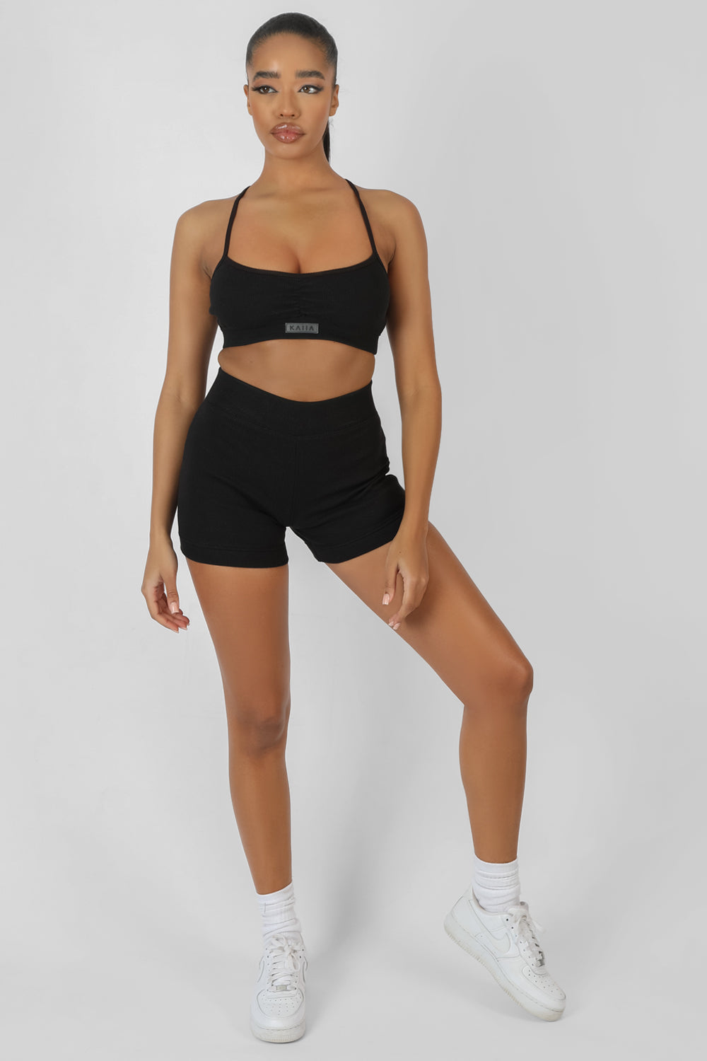 Athleisure Booty Shorts Black