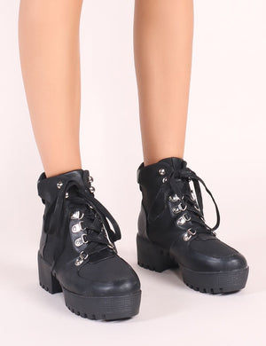 next black biker boots