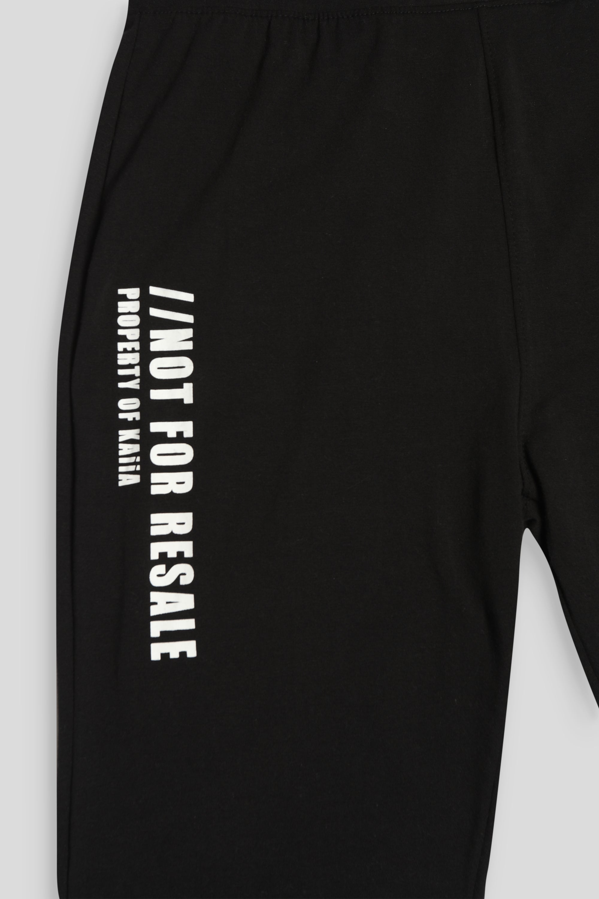 Curve Slogan Legging Black