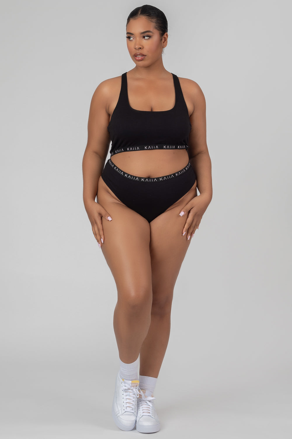 Curve Kaiia Elastic Highwaisted Brief Black