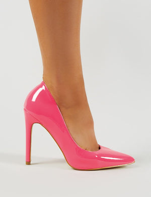 hot pink court shoes uk
