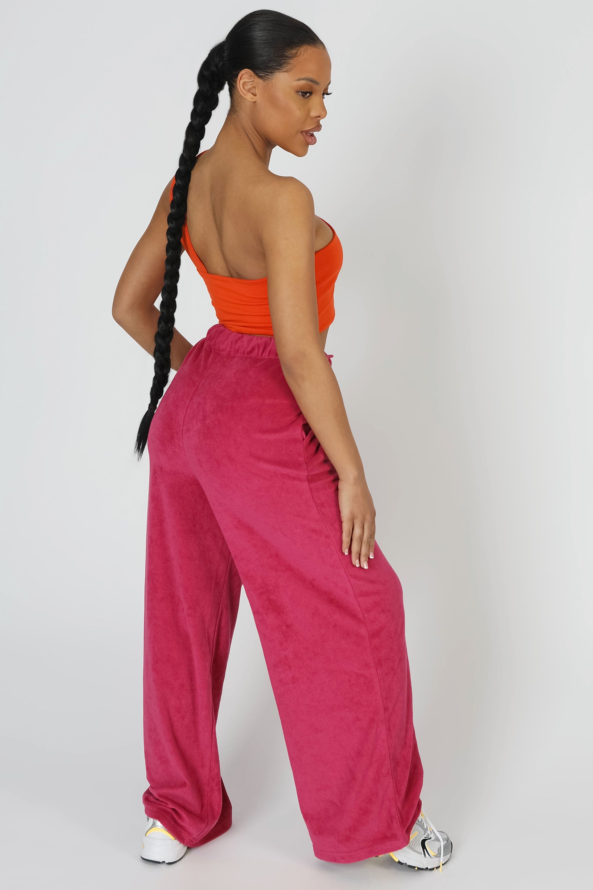 Asymmetric Bralet Orange