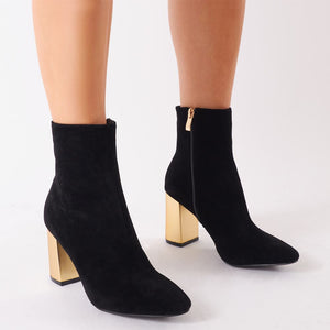 next grey suede ankle boots