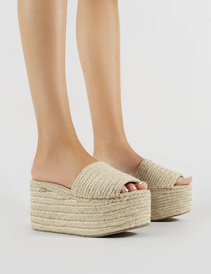 woven flatforms