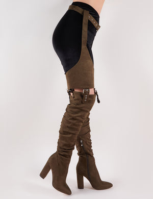 faux over the knee boots