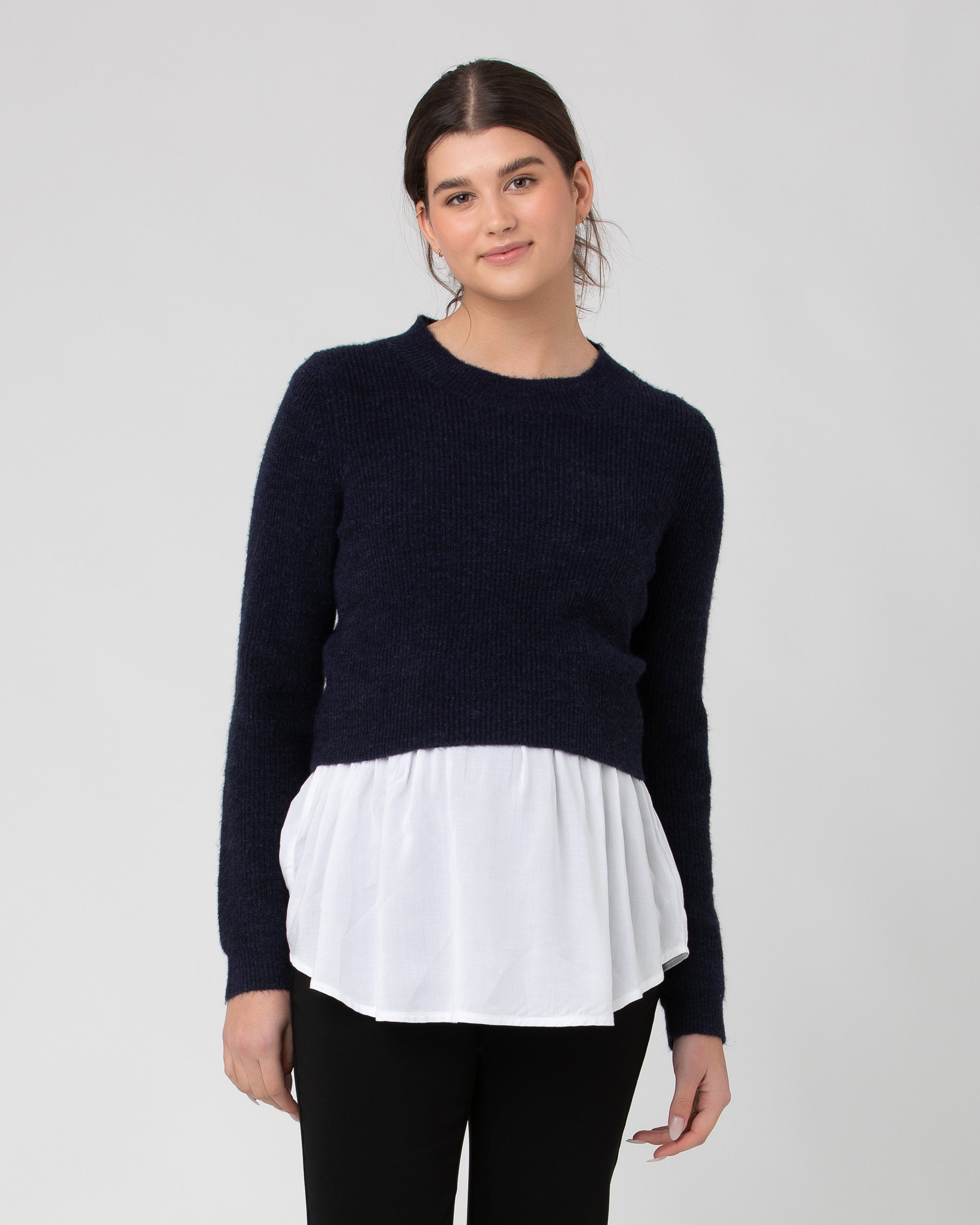 Sandy Detachable Knit Nursing Sweater - Latte — Nurtured