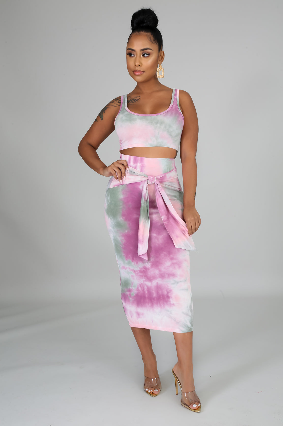 Tie Dye Skirt Set – Plenty Of Fancy Boutique