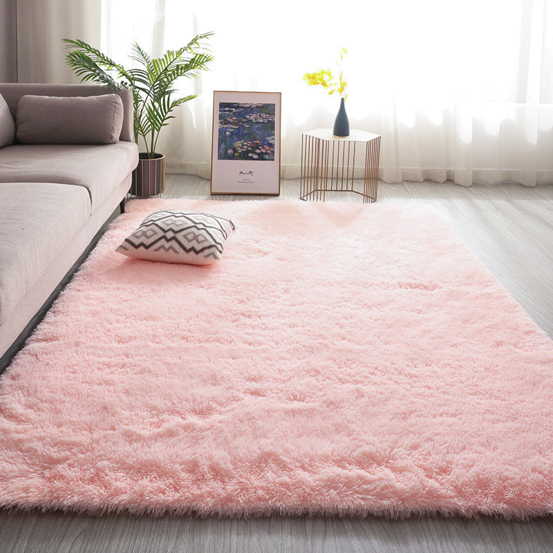 solid pink area rug