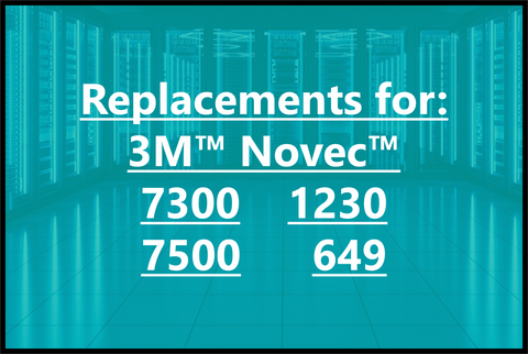 Replacements for 3M Novec 7300, 7500, 1230, 649