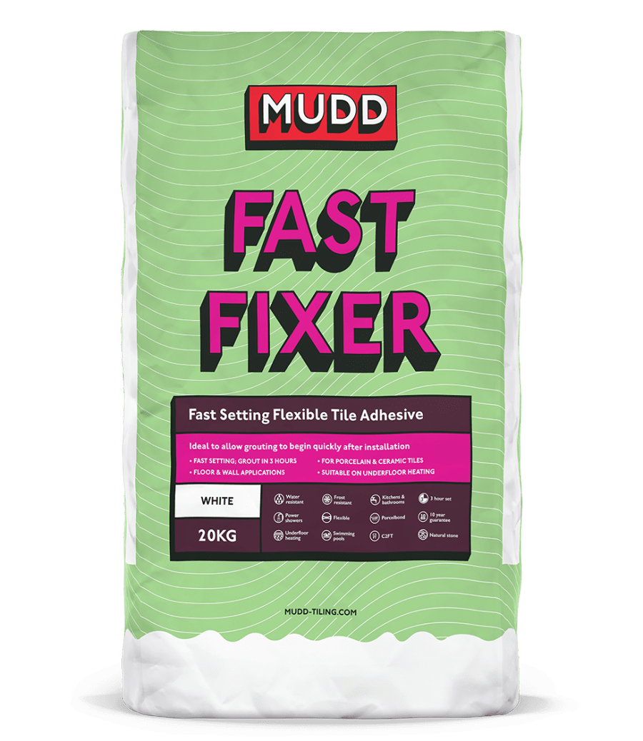 MUDD Fast Fixer Fast Setting Flexible Tile Adhesive 20kg - Crocatile