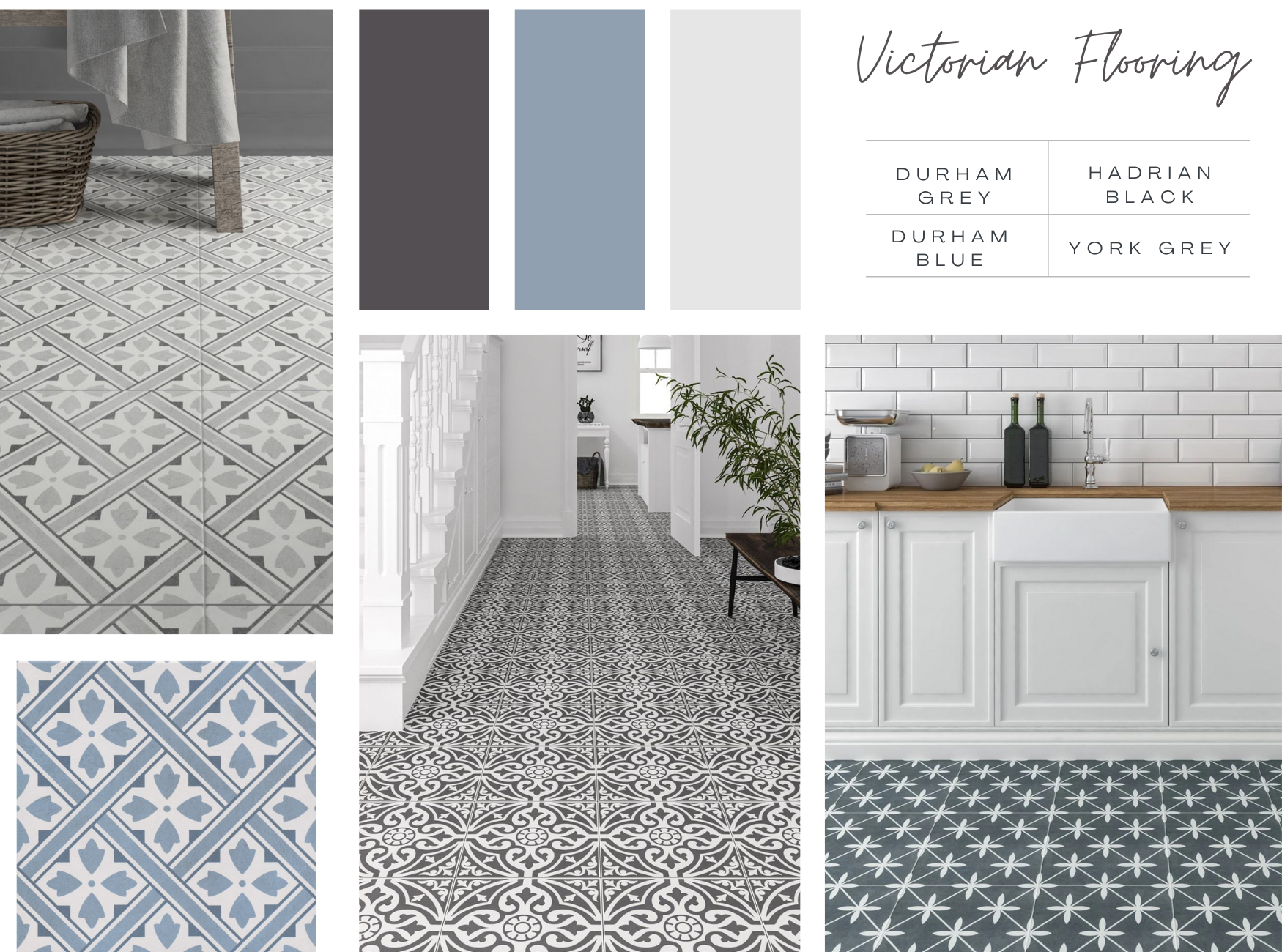 Traditional Victorian Flooring tiles 