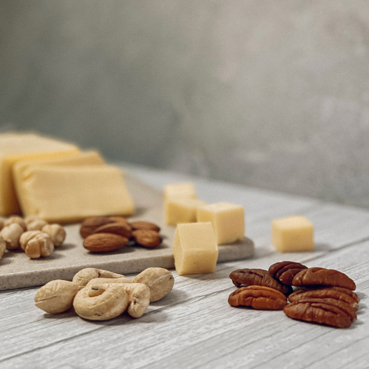 Cheese with nuts
