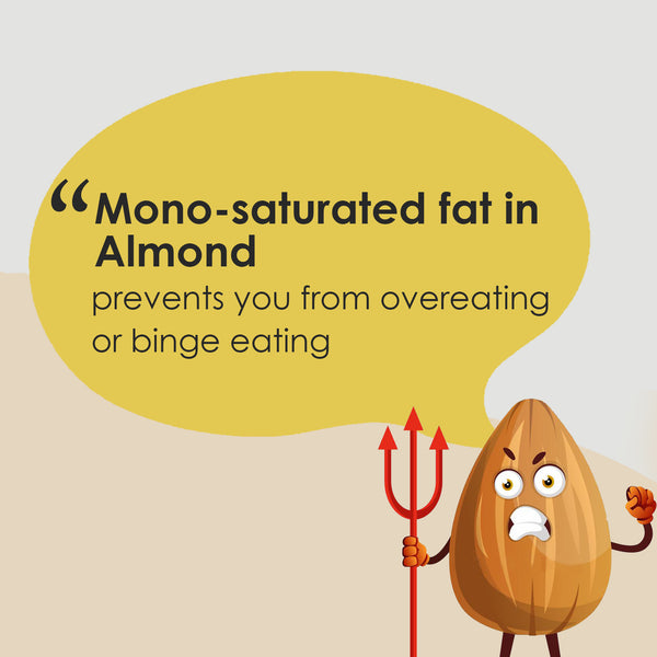 Mono-saturated fat in almond
