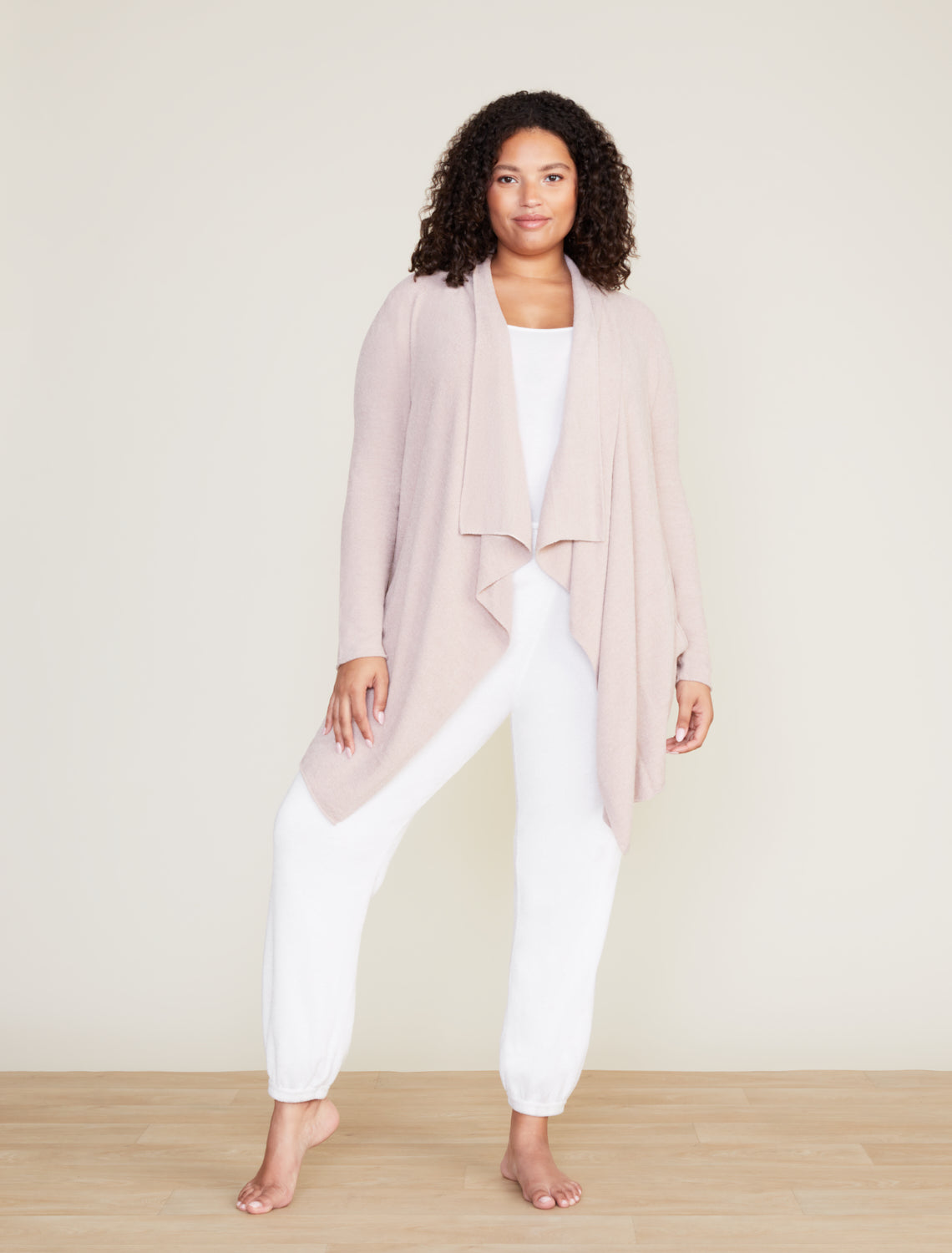 Barefoot Dreams CozyChic Ultra Lite® Hi/lo Cardi in Carbon