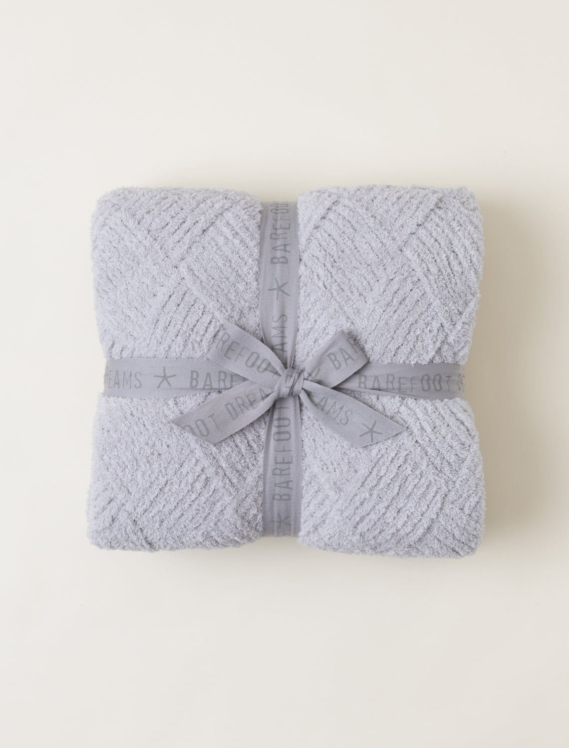 Barefoot Dreams CozyChic® Diamond Weave Blanket in Oyster