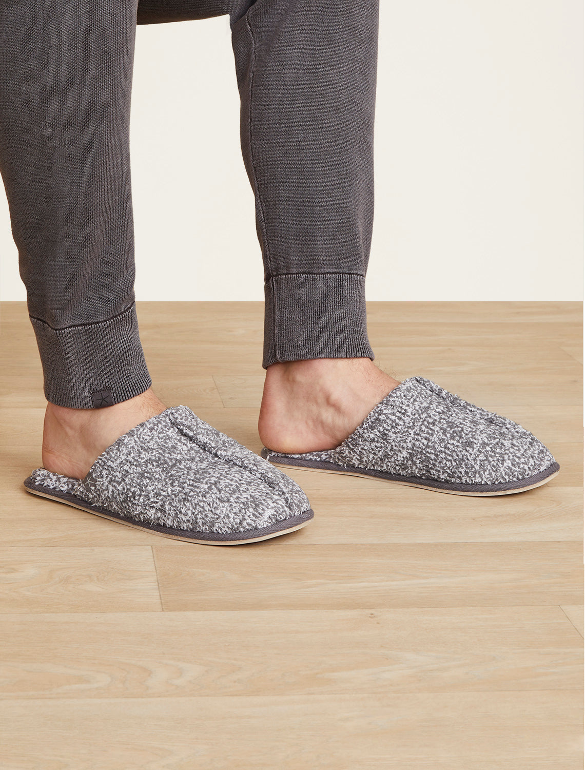 Mens slippers without sales rubber soles