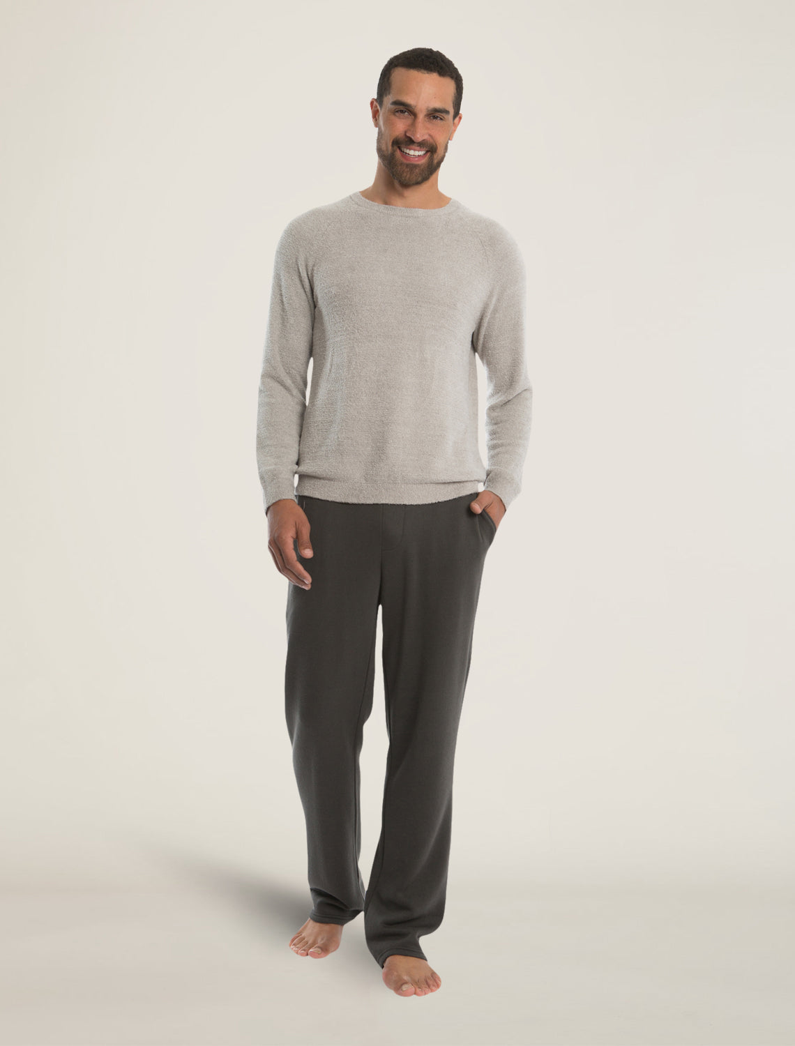 CozyChic Lite® Men's Raglan Pullover | Barefoot Dreams® Official Site ...