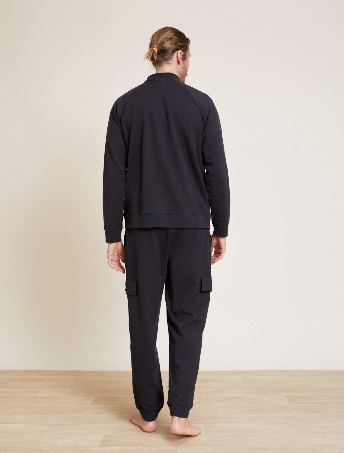 Malibu Collection® Men's Pima Cotton Fleece Half Zip Pullover