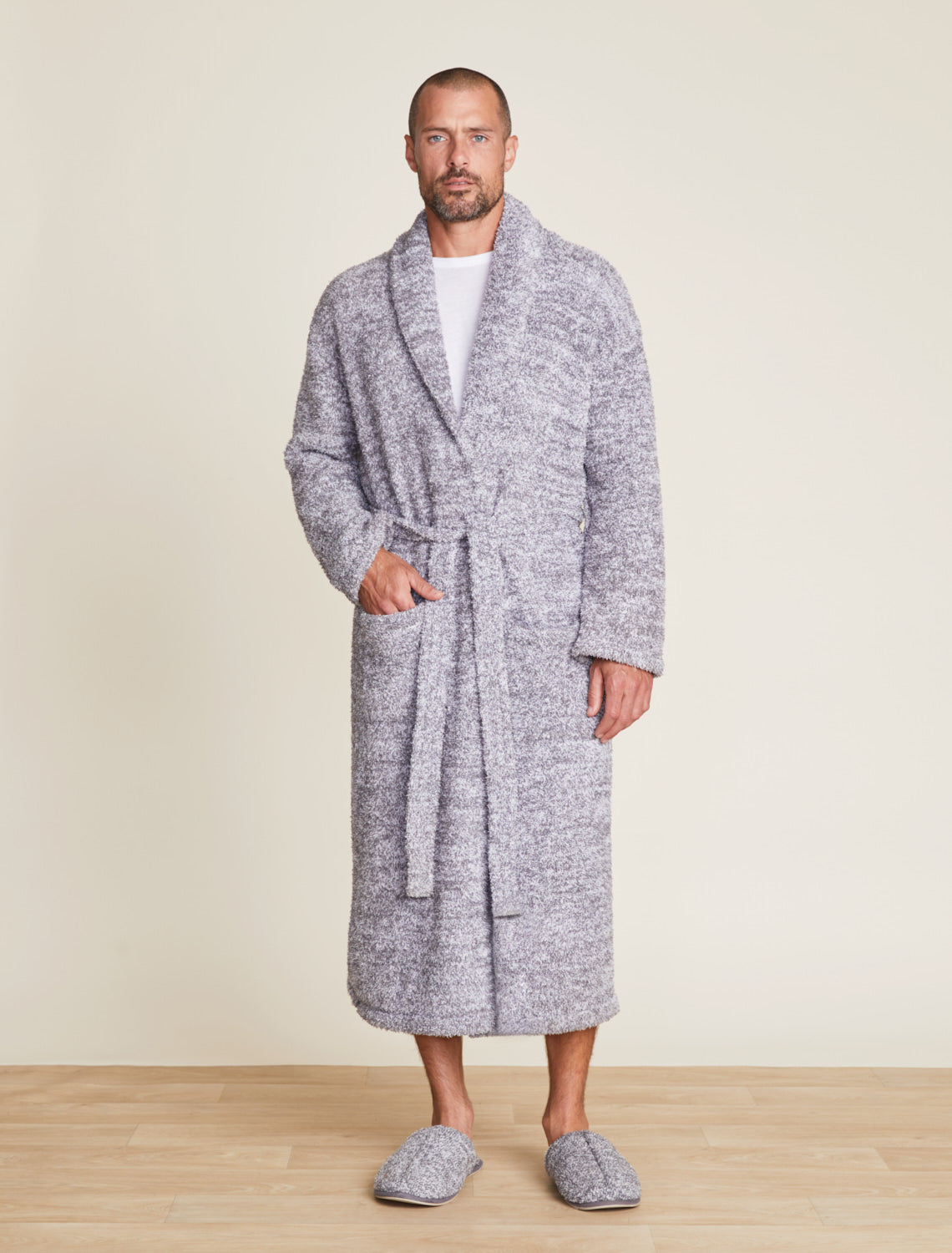 Barefoot Dreams Eco Cozychic Ribbed Robe CARBON - Breeze
