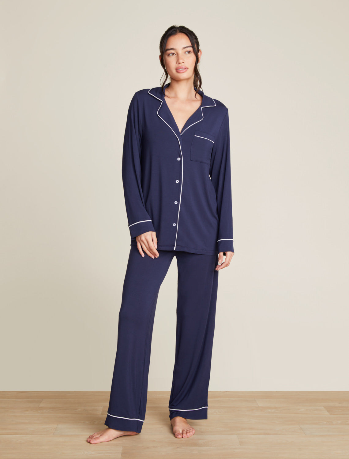 blue pajama set for women